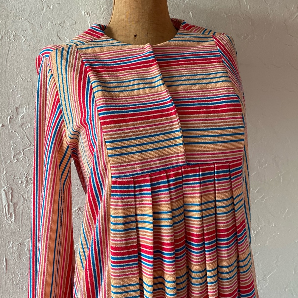 Floor length vintage 70s dress